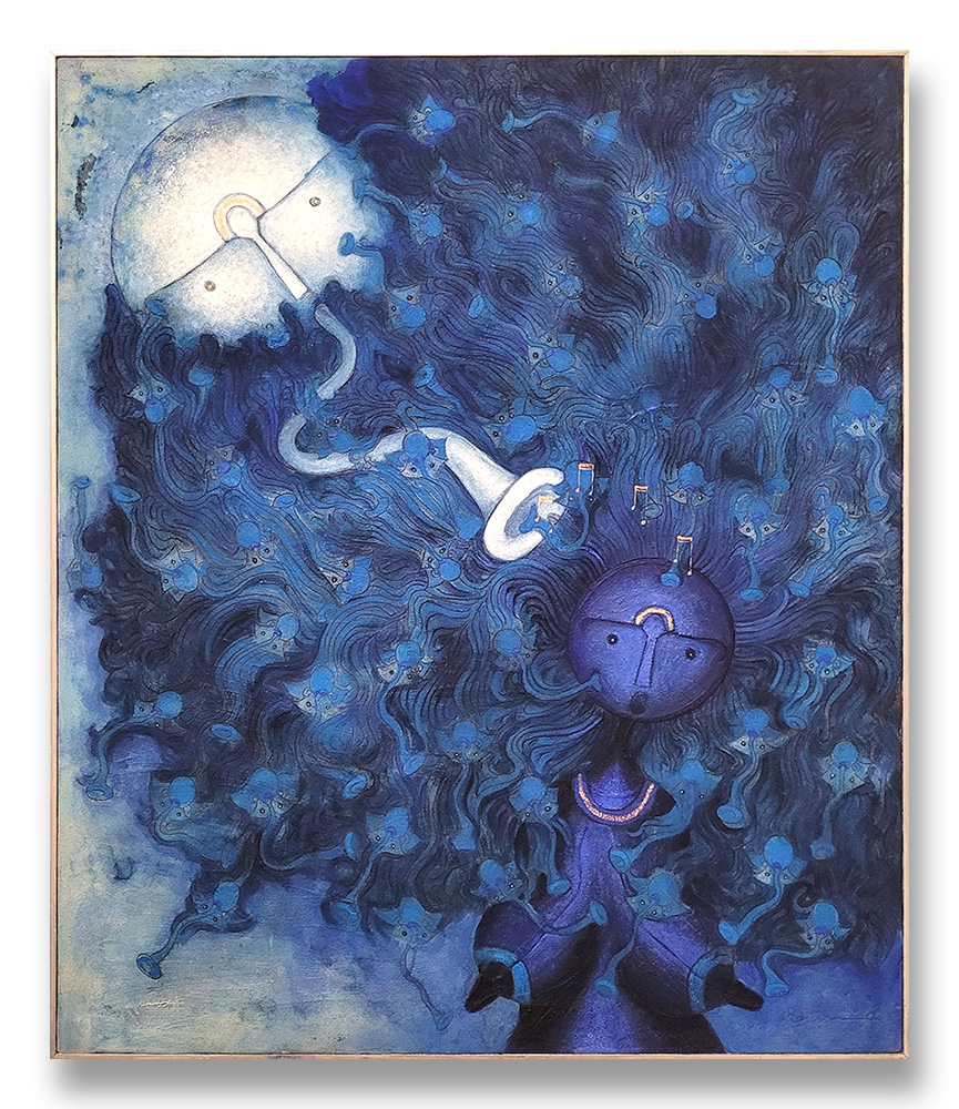 C-057 UNTITLED, Oil on Canvas, 120 x 100 cm.