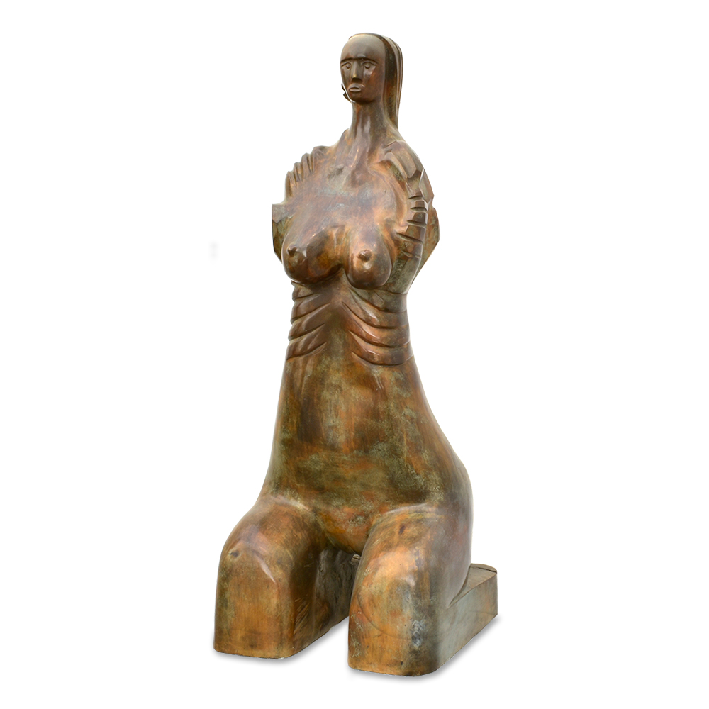 LA BAÑISTA II, Bronze, 135 x 58 x 54 cm.